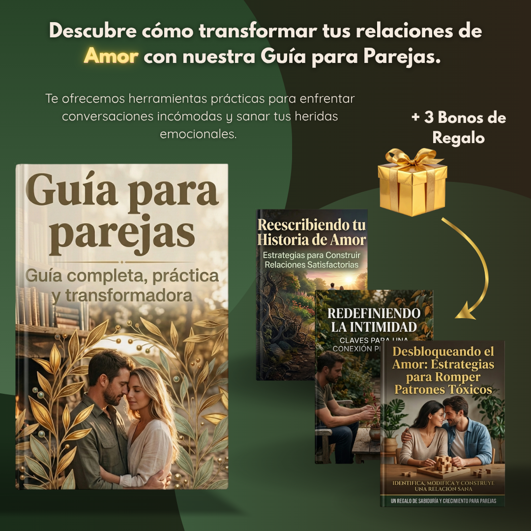Rompe el ciclo, sana heridas y construye un amor basado en confianza con nuestra Guía para Parejas